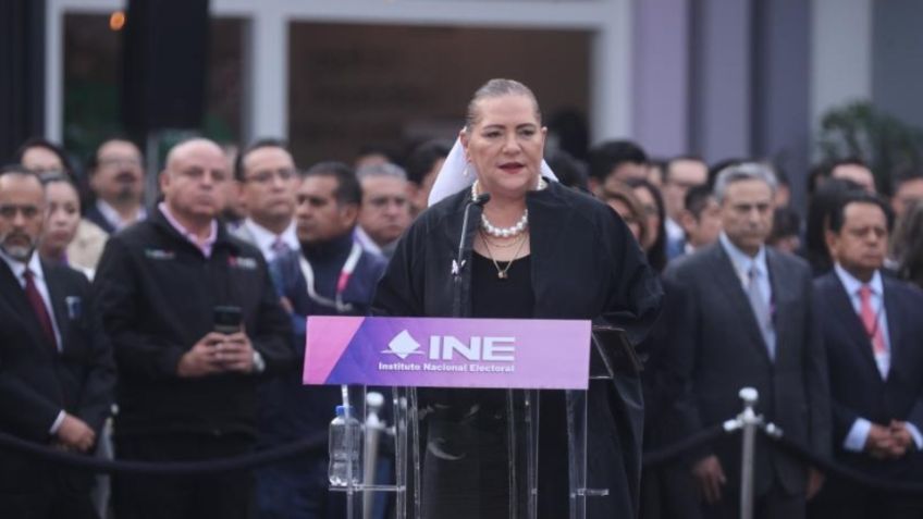 Guadalupe Taddei, presidenta INE, llama a votar en Elección Judicial: "Es construir justicia"