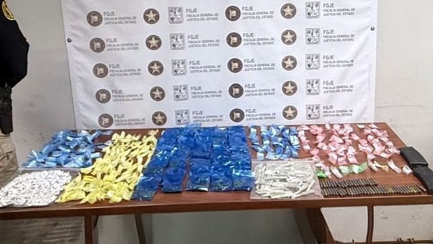 Hallan en Nogales mochila abandonada con 600 dosis de droga, cartuchos y cargadores