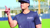 Foto ilustrativa de la nota titulada MLB: Giancarlo Stanton iniciará con su proceso de rehabilitación en Doble-A