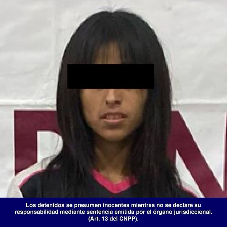 Detienen a presunta vendedora de drogas en Cajeme. Foto: Facebook