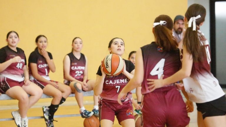 A base de mucho esfuerzo jovenes cajemenses lograron medallas para Sonora en baloncesto
