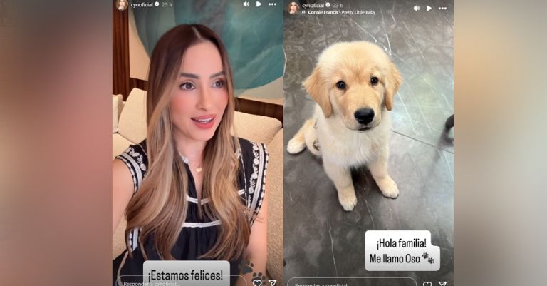 Cynthia Rodríguez presentó al nuevo integrante de su familia