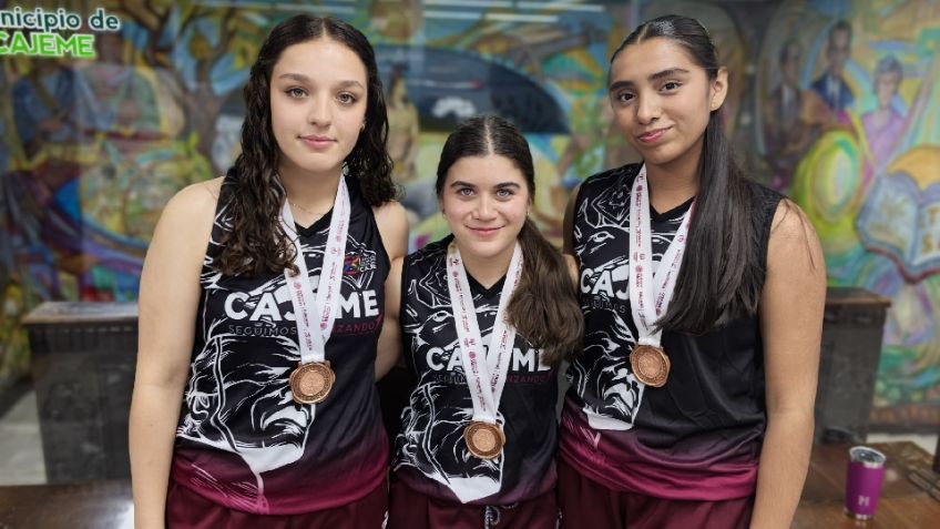 A base de mucho esfuerzo jovenes cajemenses lograron medallas para Sonora en baloncesto