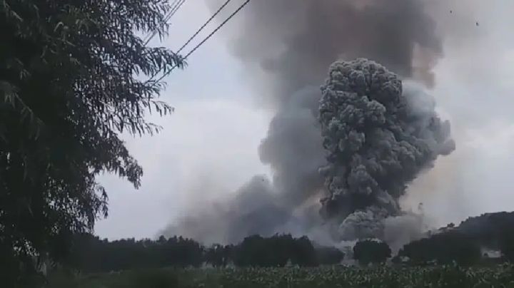 Explosiones en talleres de pirotecnia dejan un muerto y varios heridos en Tultepec