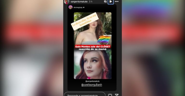 Crista Montes da contundente respuesta a Gala Montes por llamarla homofóbica