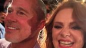 Foto ilustrativa de la nota titulada Erika Buenfil revela momentos previos a su foto con el actor Brad Pitt en CDMX