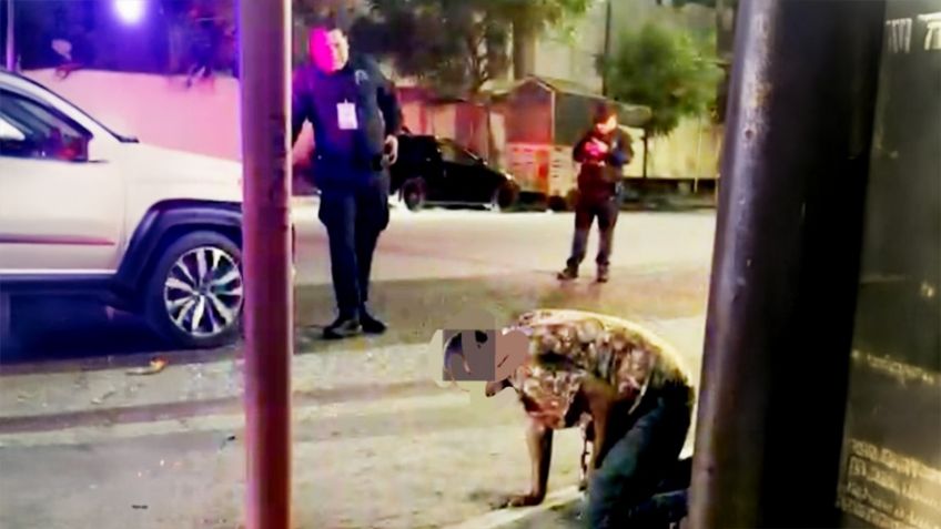 Evitan que hombre se quite la vida en calles de Hermosillo; se apuñaló con armas blancas