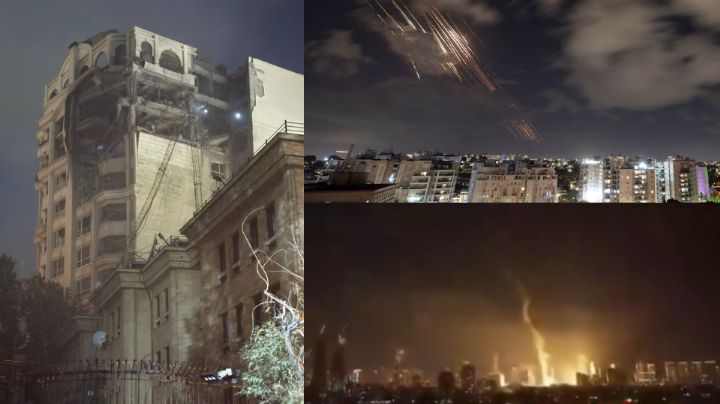 Continúan los bombardeos; Irán responde con misiles al ataque de Israel a plantas nucleares