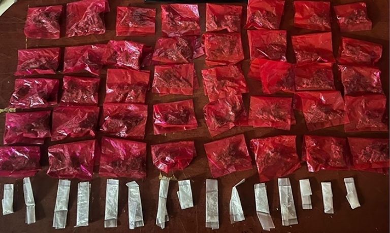 Droga asegurada en la Cholla