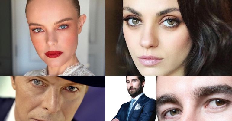 Famosos con heterocromía