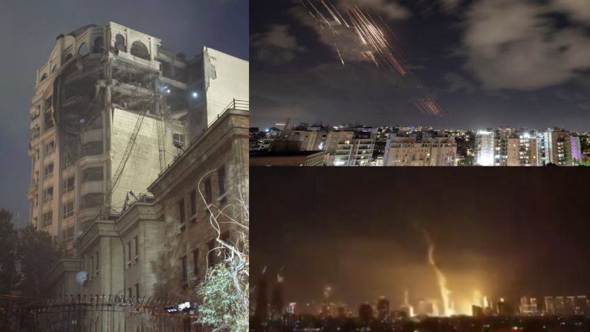 Continúan los bombardeos; Irán responde con misiles al ataque de Israel a plantas nucleares