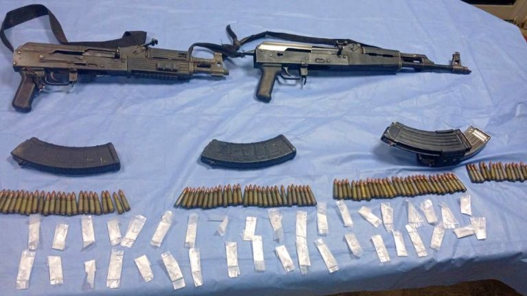 Aseguran armas y droga en Cócorit