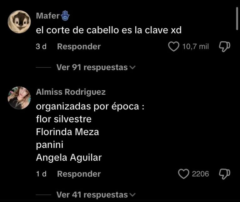 Comentarios en TikTok 