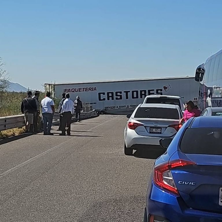 El incidente ocasionó un fuerte congestionamiento vial 