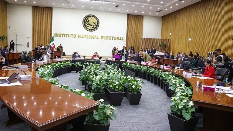 Sesión del Consejo General del INE por Elección Judicial 2025