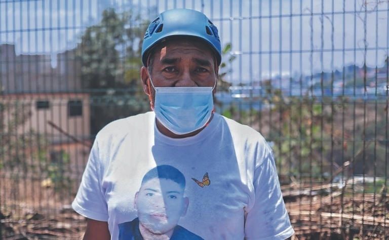 Bernardo Arreola uno de los padres que continua buscando a su hijo