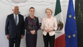 Foto ilustrativa de la nota titulada Claudia Sheinbaum dialoga con líderes europeos en el G-7 sobre tratado comercial entre naciones