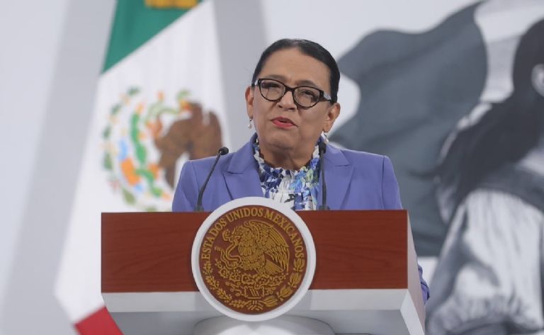 La secretaria Rosa Icela Rodríguez habló sobre una nueva reunión entre Sheinbaum y Trump. Foto: Internet