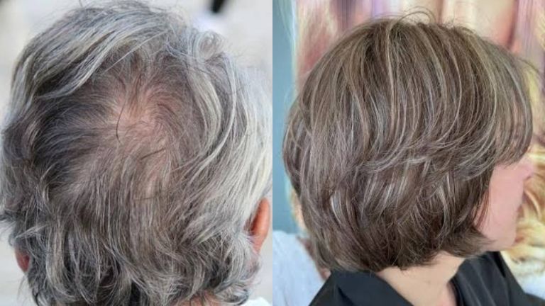 Tapar canas con tinte