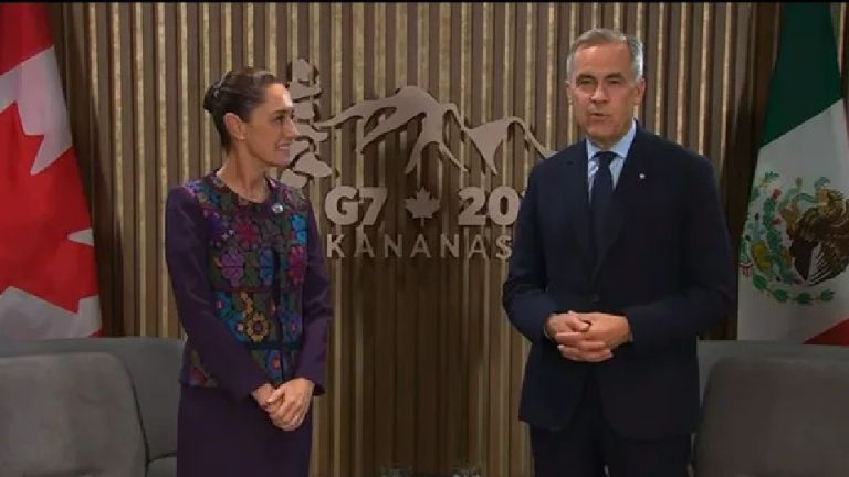 Claudia Sheinbaum y Mark Carney refuerzan la alianza México-Canadá en la cumbre del G7