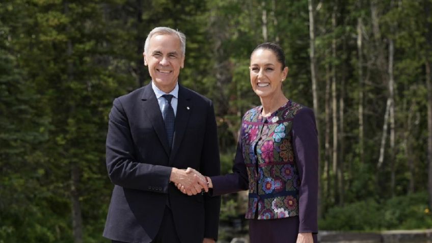 Claudia Sheinbaum y Mark Carney refuerzan la alianza México-Canadá en la cumbre del G7