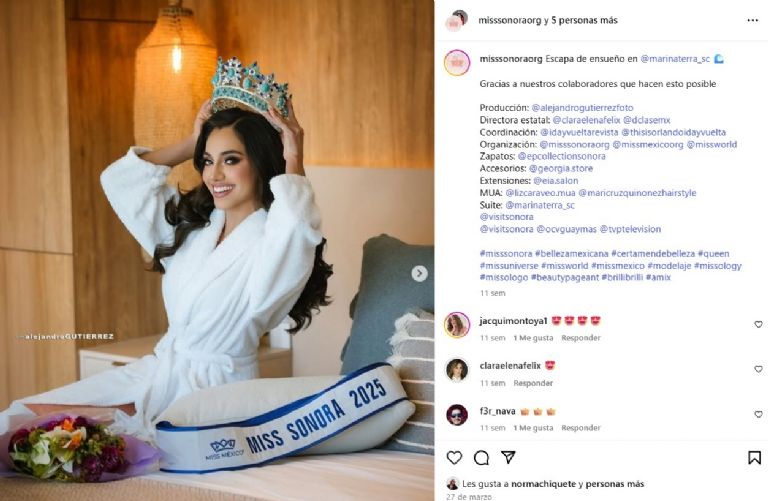 Dalia Velderrain es la actual Miss Sonora