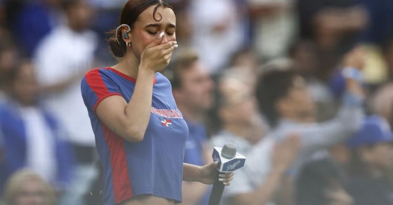 La cantante sorprendió a todos