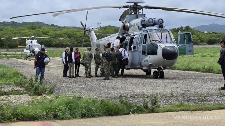Evalúa Claudia Sheinbaum daños por paso de huracán Erick en Pinotepa Nacional, Oaxaca