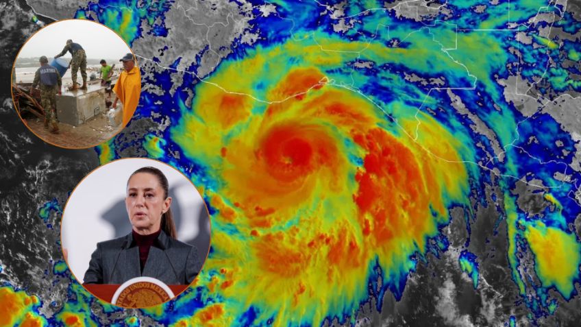 Huracán Erick: Sheinbaum visitará zonas afectadas de Oaxaca; sí hubo víctimas