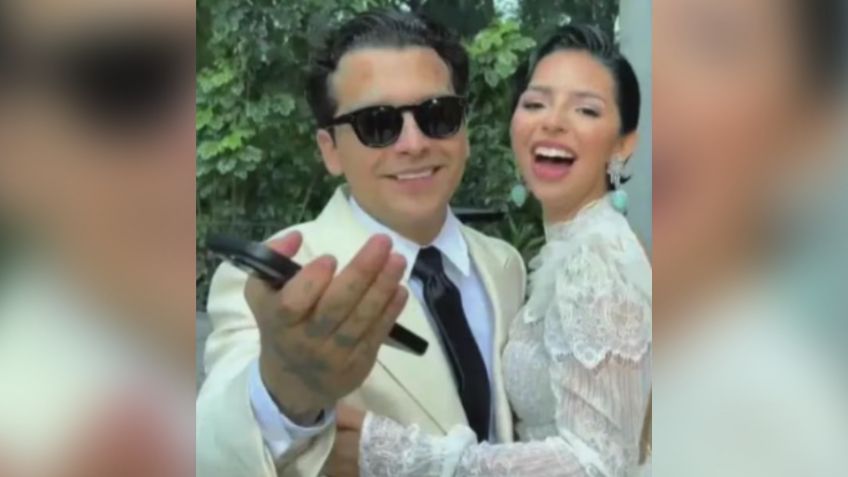 Ángela Aguilar y Christian Nodal se 'casan' de nuevo: Dan detalles de la boda religiosa