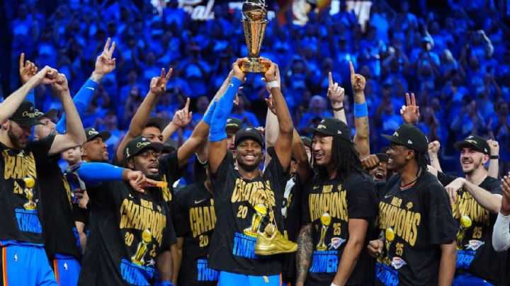 ¡Shai Señor! El Oklahoma City Thunder es por primera vez campeón de la NBA
