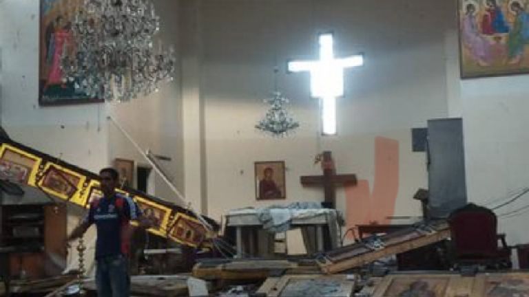 Ataque suicida en iglesia cristiana de Damasco deja 22 muertos y 63 heridos en Siria