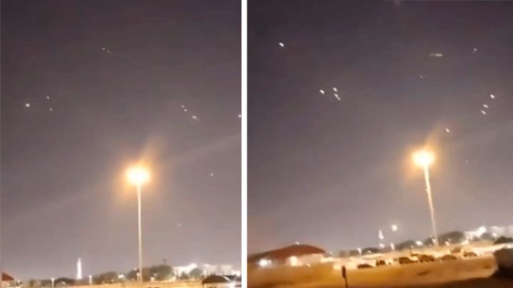 VIDEO: Irán lanza misiles contra bases de EU en Irak y Qatar en aparente contraataque