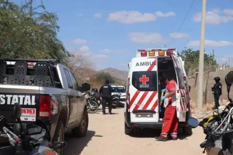 El lugar donde los dos policías fueron atendidos