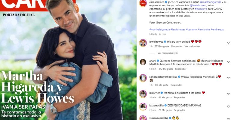 Martha Higareda confirma será madre al lado de Lewis Howes, ex de la 'Chica del Clima' de Hoy