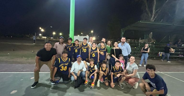 El Instituto Pierre Faure del Noroeste de Ciudad Obregón gana cada uno de sus compromisos en la Copa Amistad de Baloncesto