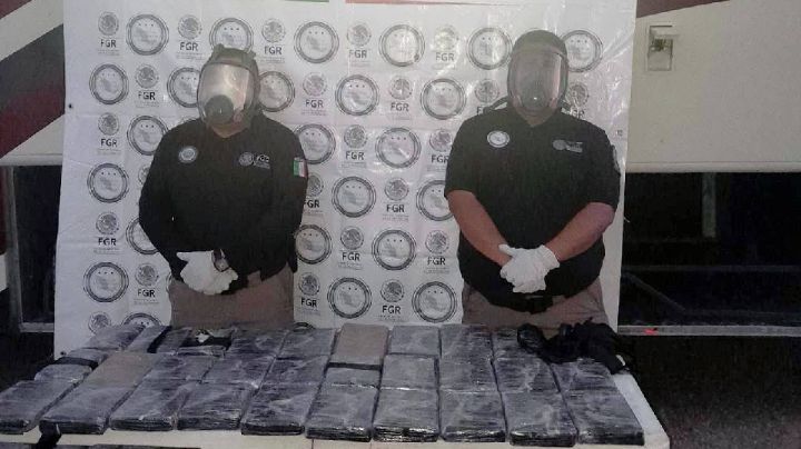 FGR detiene a dos choferes con 31 kilos de fentanilo en autobús en Navojoa