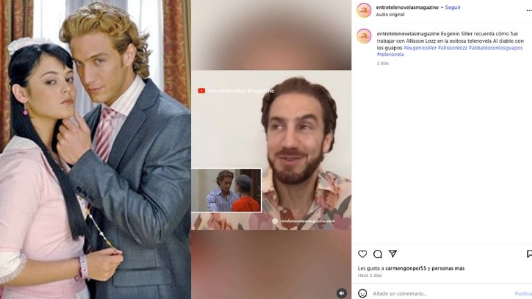 Allisson Lozz y Eugenio trabajaron juntos en Al diablo con los guapos