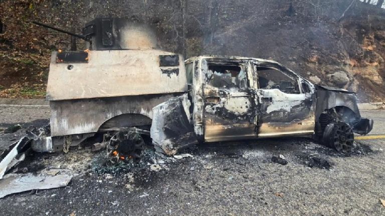 Enfrentamiento armado  en Concordia Aseguran armas y vehículo 'monstruo' blindado