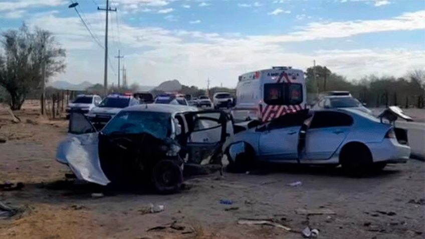 Sonora: Fallece una mujer tras aparatoso accidente en la carretera 26, en Hermosillo