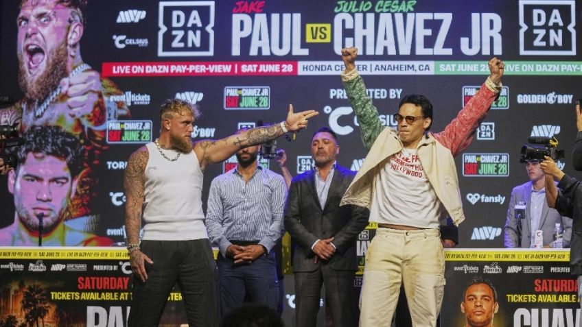 Pelea de Julio Cesar Chávez Jr vs Jaque Paul podrá verse a través de la plataforma DAZN