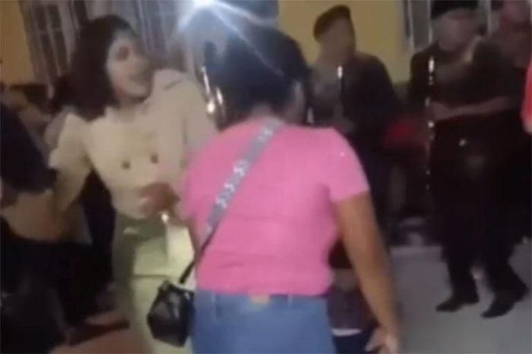 Imagen del video que circula en redes sociales 