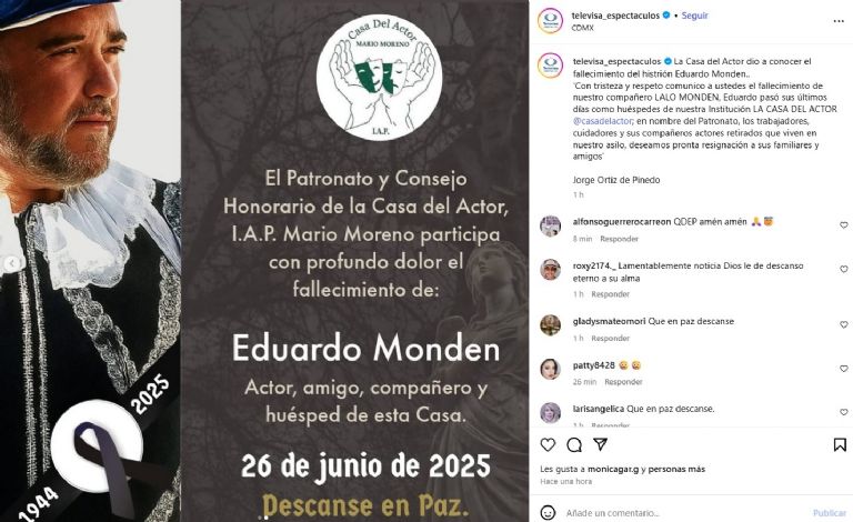 Jorge Ortiz confirmó la muerte de Lalo Monden