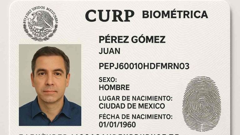 CURP Biométrica tendrá datos personales para ser considerada como identificacion oficial