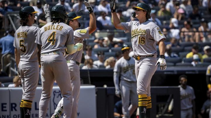 Rooker y Kurtz conectan jonrón ante Schmidt y los Athletics apalean a Yankees