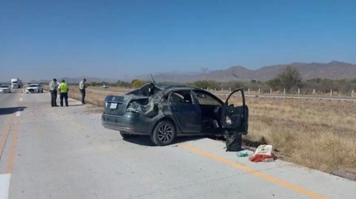 Niño de tres años resulta lesionado en volcadura de carretera antes de llegar a Santa Clara