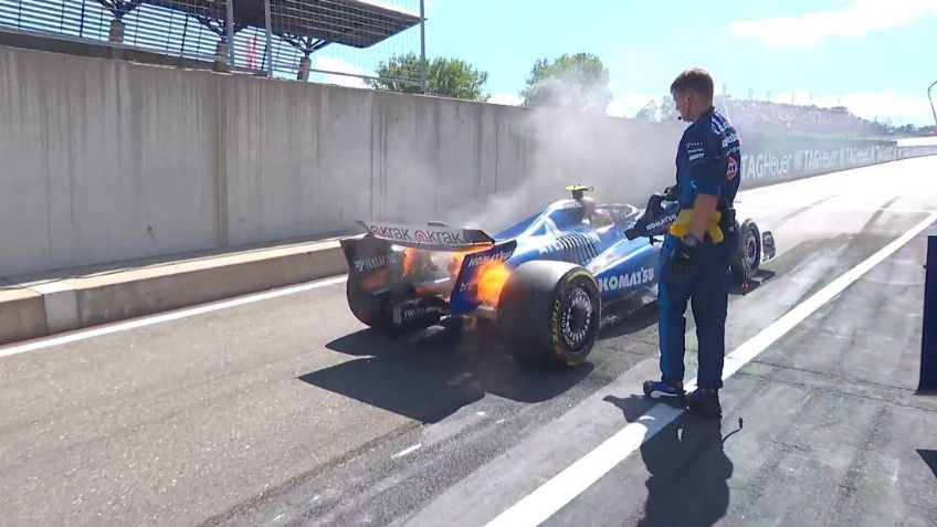 (VIDEO) GP de Austria 2025: Carlos Sainz queda fuera tras incendio; ¿qué ocurrió?
