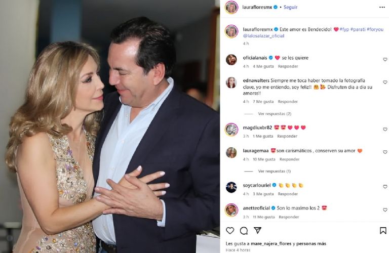 Laura Flores desmintió rumores de ruptura