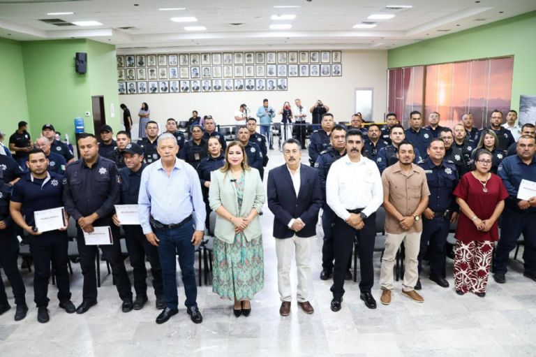 100 elementos fueron capacitados  