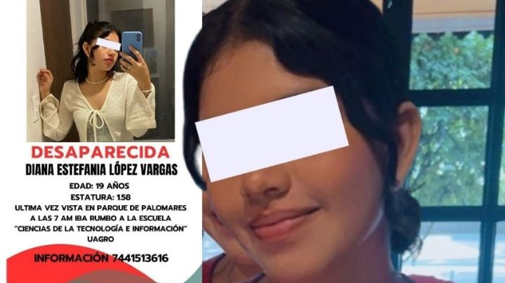 Encuentran a Diana Estefanía sin vida, estudiante de la Uagro desaparecida desde el viernes